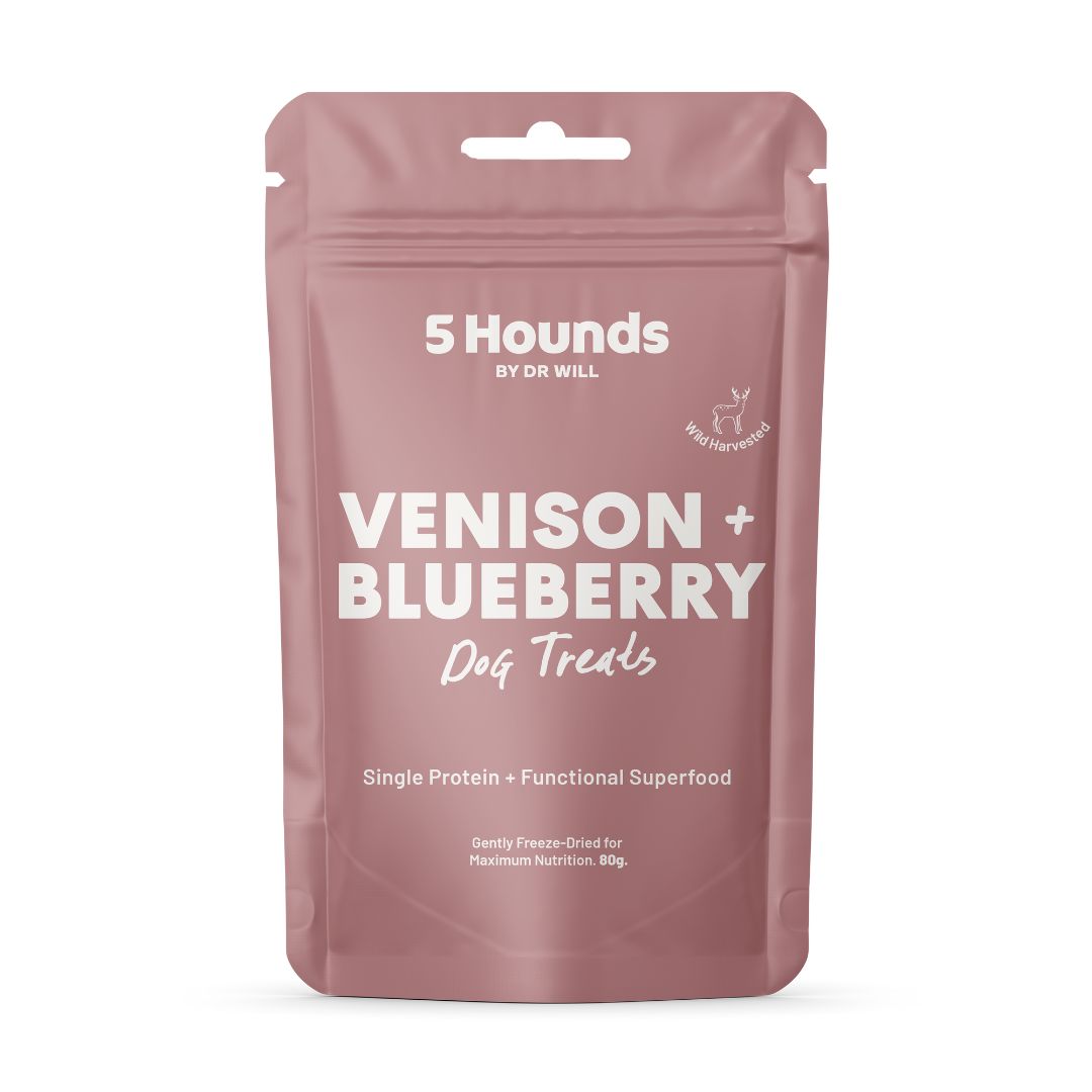 Freeze-Dried Venison & Blueberry Treats